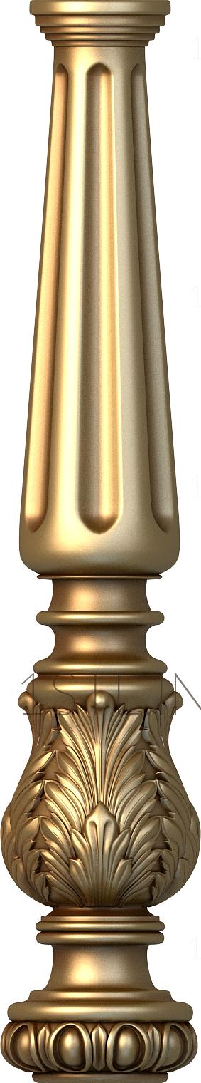 Balusters (BL_0097-1) 3D model for CNC machine