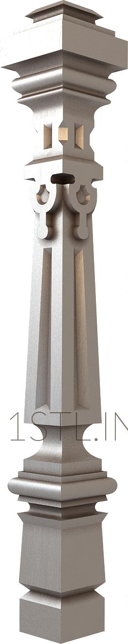 Balusters (BL_0481) 3D model for CNC machine