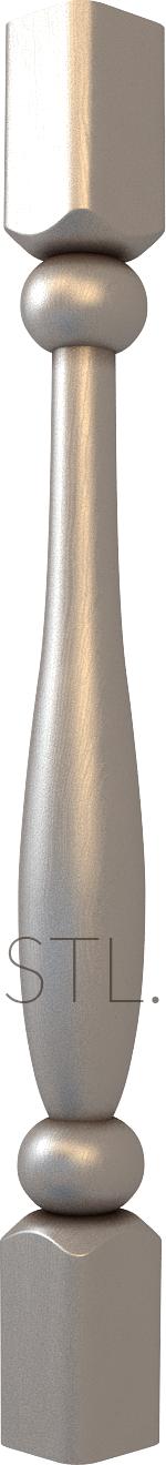 Balusters (BL_0492) 3D model for CNC machine