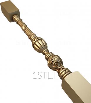 Balusters (BL_0493) 3D model for CNC machine