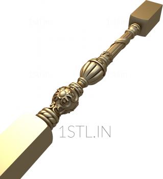 Balusters (BL_0493) 3D model for CNC machine