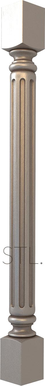 Balusters (BL_0507) 3D model for CNC machine