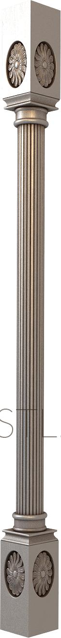 Balusters (BL_0538) 3D model for CNC machine