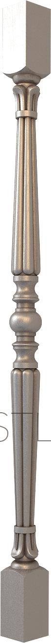 Balusters (BL_0555) 3D model for CNC machine