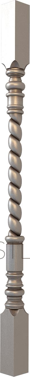 Balusters (BL_0588) 3D model for CNC machine
