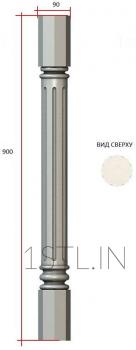 Balusters (BL_0596) 3D model for CNC machine