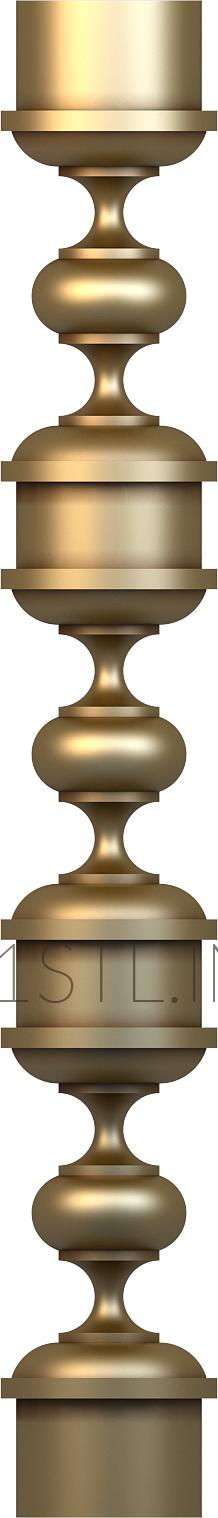 Balusters (BL_0597) 3D model for CNC machine