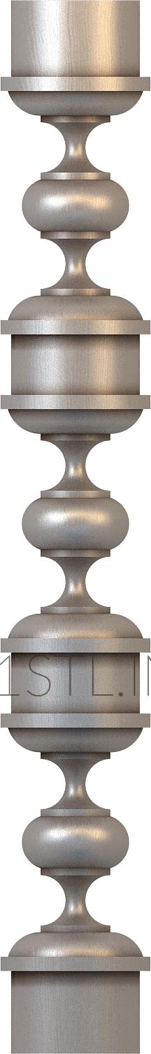 Balusters (BL_0597) 3D model for CNC machine