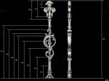 Balusters (BL_0606) 3D model for CNC machine