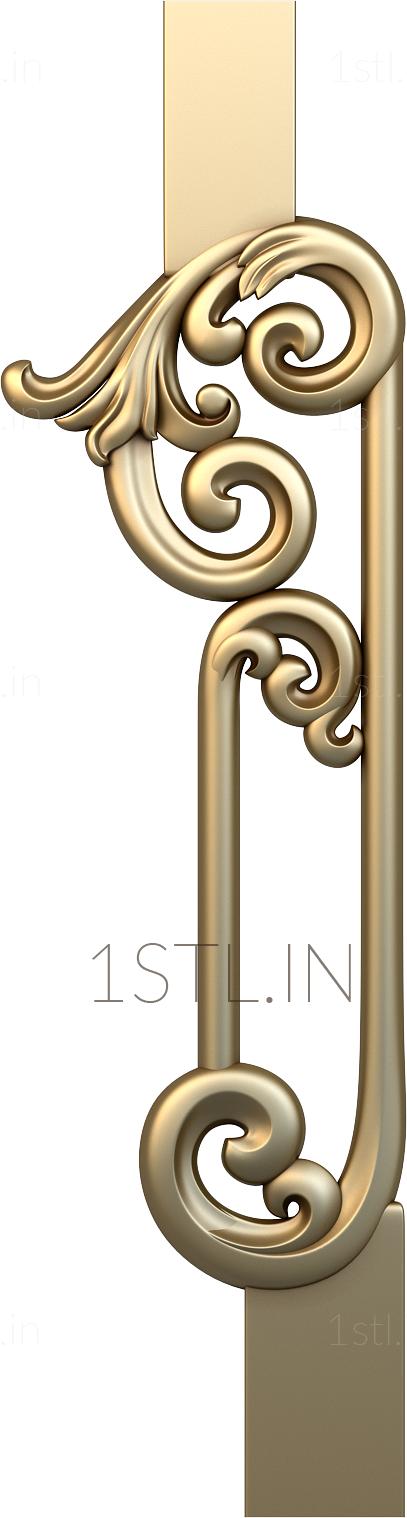 Balusters (BL_0614) 3D model for CNC machine