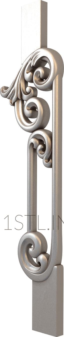 Balusters (BL_0614) 3D model for CNC machine