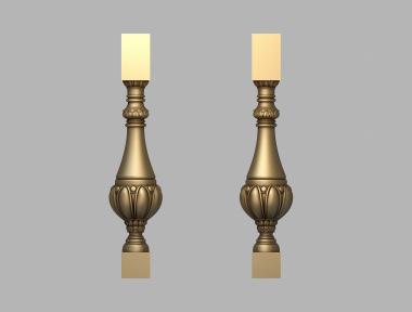 Balusters (BL_0655) 3D model for CNC machine