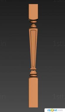 Balusters (BL_0660) 3D model for CNC machine