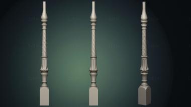 Balusters (BL_0669) 3D model for CNC machine