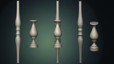 Balusters (BL_0673) 3D model for CNC machine