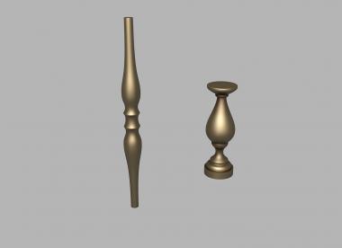 Balusters (BL_0673) 3D model for CNC machine