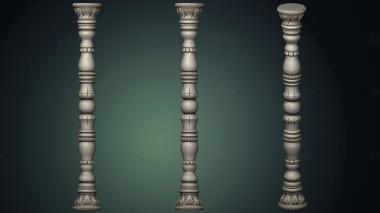 Balusters (BL_0678) 3D model for CNC machine