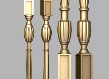 Balusters (BL_0681) 3D model for CNC machine