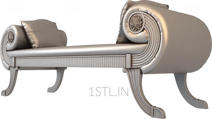 Ottoman (BN_0001) 3D model for CNC machine