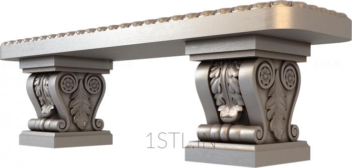 Ottoman (BN_0012) 3D model for CNC machine