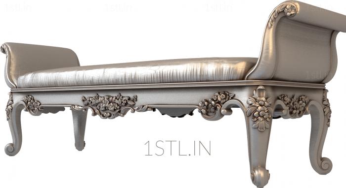 Ottoman (BN_0014) 3D model for CNC machine