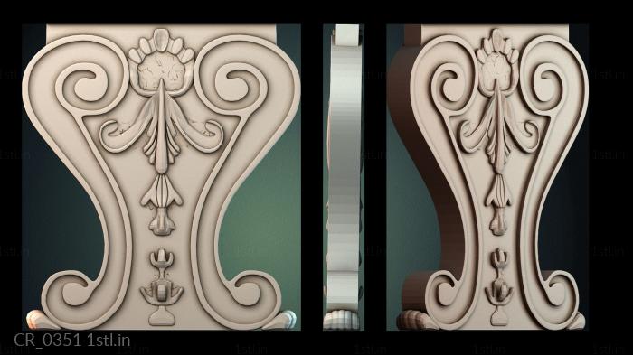 Table aprons (CR_0351) 3D model for CNC machine