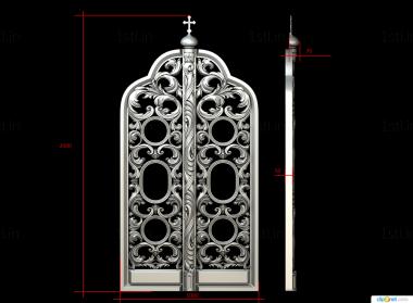 Gates (CV_0119) 3D model for CNC machine