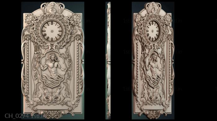 Clocks (CH_0294) 3D model for CNC machine