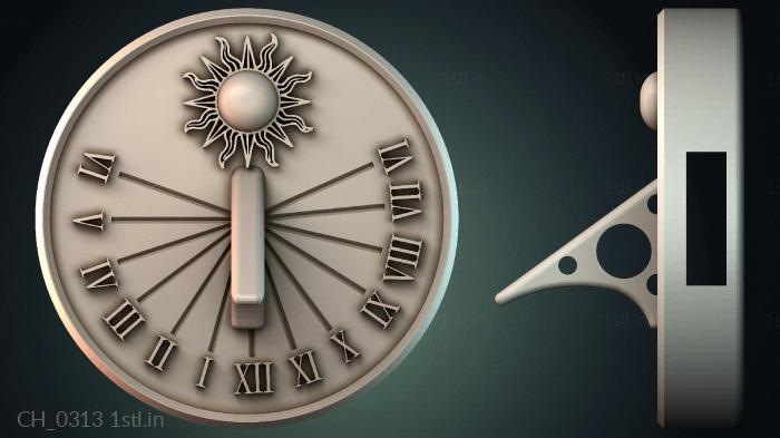 Clocks (CH_0313) 3D model for CNC machine