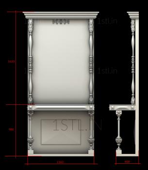 Consoles (KN_0202) 3D model for CNC machine