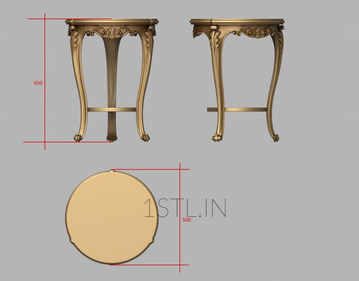 Consoles (KN_0203) 3D model for CNC machine