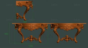 Consoles (KN_0208) 3D model for CNC machine