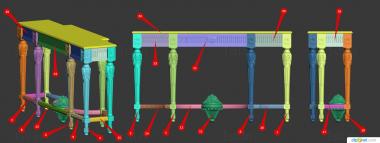 Consoles (KN_0240) 3D model for CNC machine