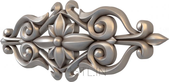 Church decor (DCR_0094-4) 3D model for CNC machine
