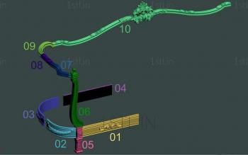 Sofas (DIV_0101) 3D model for CNC machine