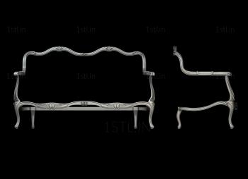 Sofas (DIV_0107) 3D model for CNC machine