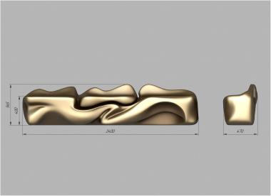 Sofas (DIV_0164) 3D model for CNC machine