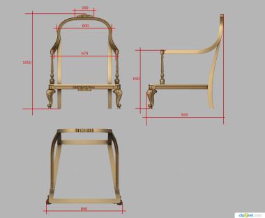 Sofas (DIV_0174) 3D model for CNC machine