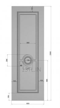 Doors (DVR_0295) 3D model for CNC machine