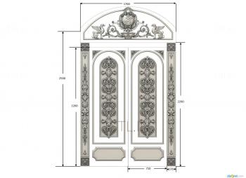 Doors (DVR_0299) 3D model for CNC machine