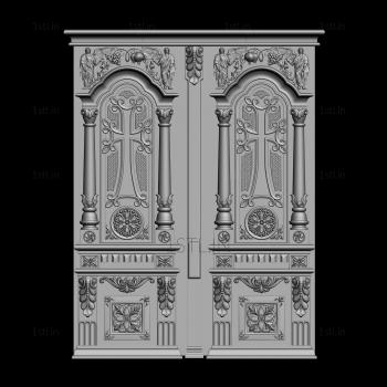 Doors (DVR_0302) 3D model for CNC machine