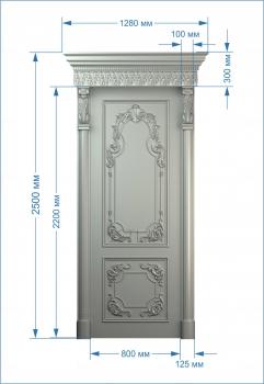 दरवाजे (DVR_0327) सीएनसी मशीन के लिए 3D मॉडल