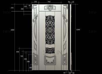 Doors (DVR_0342) 3D model for CNC machine