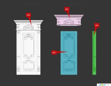 Doors (DVR_0392) 3D model for CNC machine