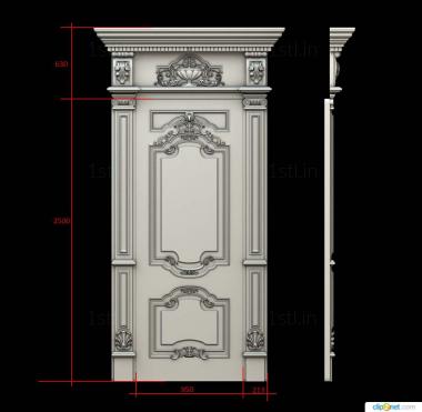 Doors (DVR_0392) 3D model for CNC machine