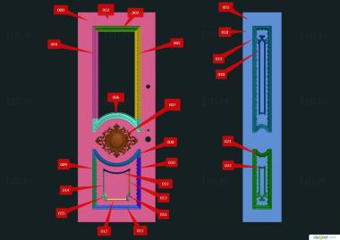 दरवाजे (DVR_0399) सीएनसी मशीन के लिए 3D मॉडल