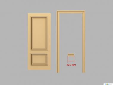 Doors (DVR_0400) 3D model for CNC machine