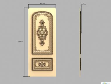 Doors (DVR_0401) 3D model for CNC machine