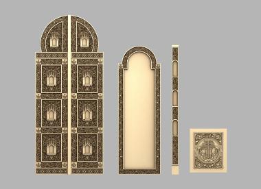 Doors (DVR_0404) 3D model for CNC machine