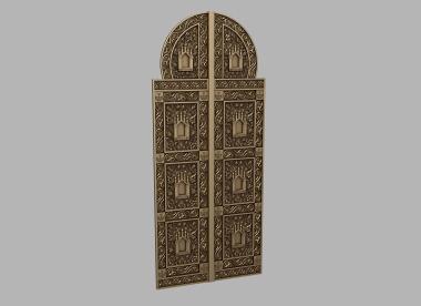 Doors (DVR_0404) 3D model for CNC machine